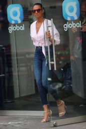 Alesha Dixon in Tight Jeans - Global Radio, London 08/17/2017