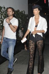 Alessandra Ambrosio at the Dream Hotel for a Party in Los Angeles 08/03/2017