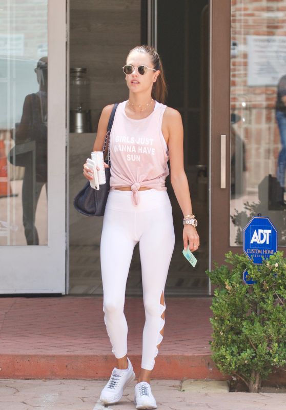 Alessandra Ambrosio - Out in Brentwood 08/25/2017