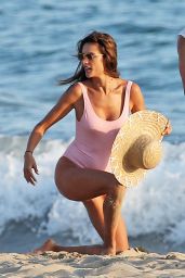 Alessandra Ambrosio Swimsuit Photoshoot - Beach in Malibu 08/05/2017