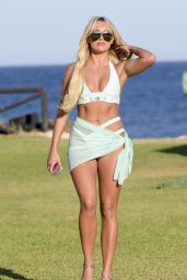 Amber Turner in bikini - Filming the TOWIE Marbs Special, Marbella 08/13/2017