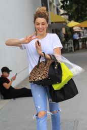 Arielle Vandenberg - Shopping in Beverly Hills 08/01/2017