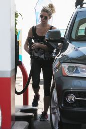 Ashley Greene - Pumping Gas and Goes for Some Grocery Shopping in Beverly Hills 08/05/2017