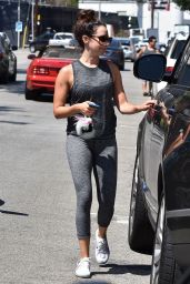 Ashley Tisdale in Tights - Leaving the Gym After a Workout in LA 08/11/2017