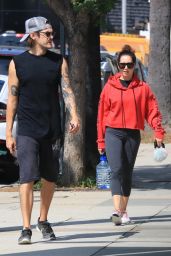 Ashley Tisdale in Tights - Out in Studio City 08/14/2017