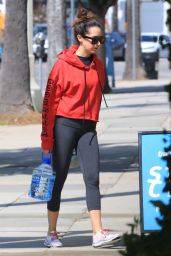 Ashley Tisdale in Tights - Out in Studio City 08/14/2017