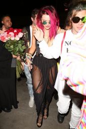 Bella Thorne Night Out Style - Avenue, Hollywood 08/15/2017