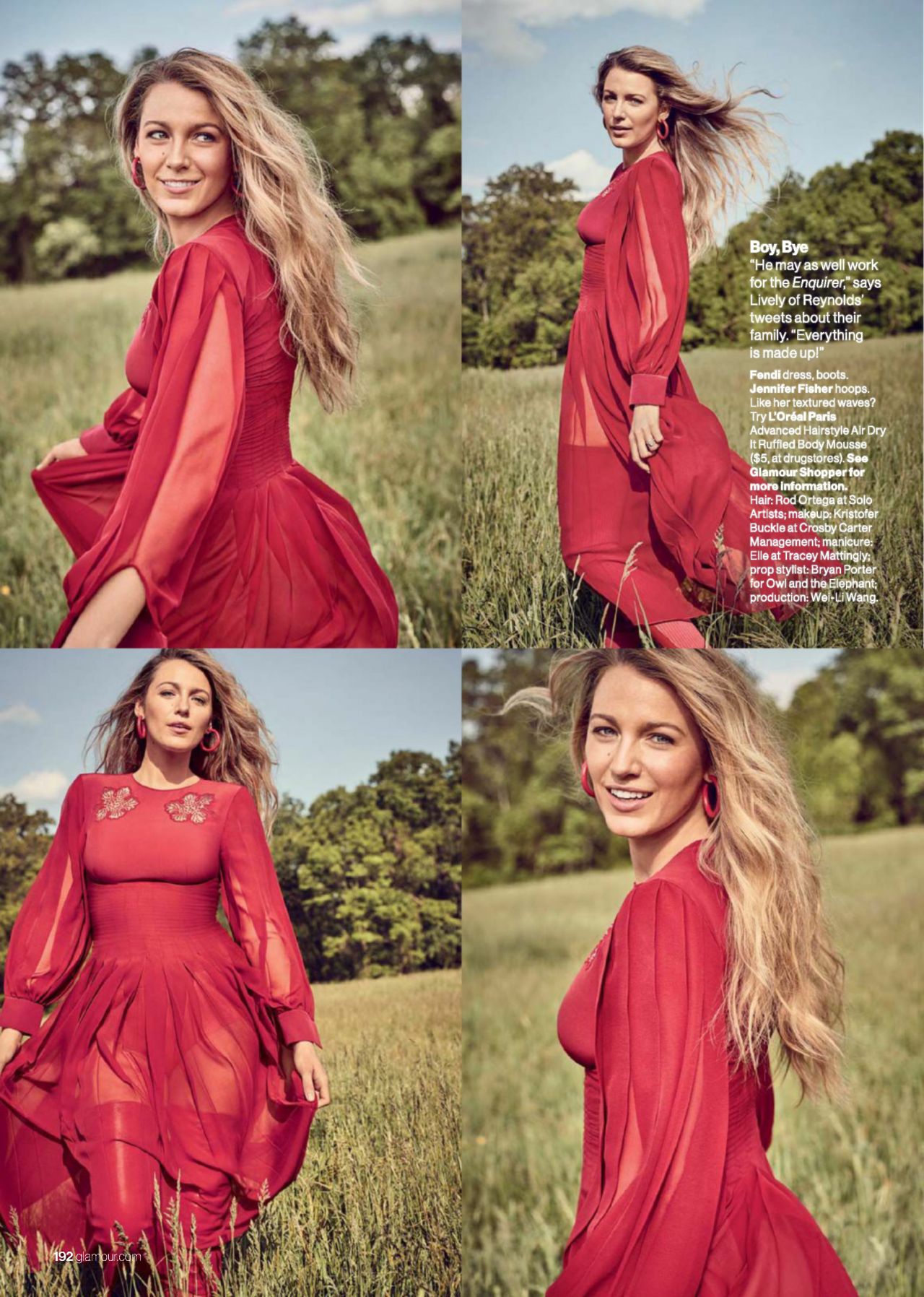 Blake Lively - Glamour Magazine September 2017 Issue • CelebMafia