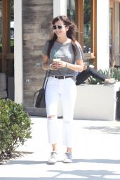Camilla Belle - With Her Mom in Brentwood 08/27/2017