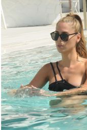 Carmen Carrera in Bikini - Poolside in Miami, July 2017
