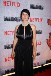 Carrie-Anne Moss – “The Defenders” TV Show Premiere in NYC 07/31/2017