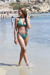 Catarina Sikiniotis in Bikini at Platis Gialos Beach in Mykonos 08/23/2017