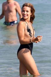 Catarina Sikiniotis in Swimsuit at the Beach in Mykonos 08/16/2017