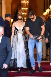 Celine Dion - Leave Schiaparelli to go to the Ritz in Paris 08/01/2017