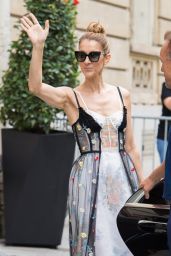 Celine Dion - Leave Schiaparelli to go to the Ritz in Paris 08/01/2017