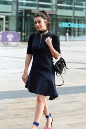 Charlie XCX - Arrives at BBC Breakfast in Manchester 08/01/2017