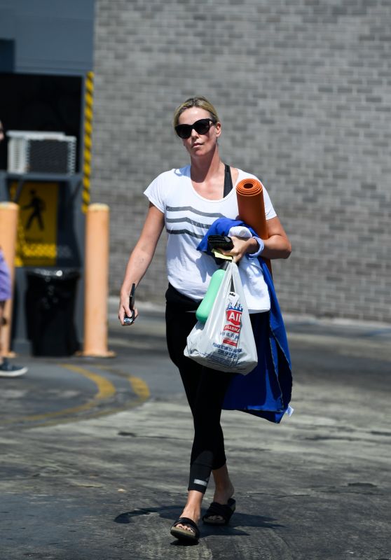 Charlize Theron - After Her Workout in Los Angeles 08/22/2017