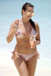 Chloe Goodman in Bikini on Holiday in Barbados 08/09/2017