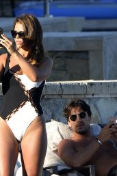 Chloe Lewis in Swimsuit - With Boyfriend Danny Flasher in Spain 08/06/2017