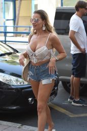 Chloe Sims, Amber Dowding and Georgia Kousoulou - "The Only Way Is Essex" Filming in Marbella 08/10/2017