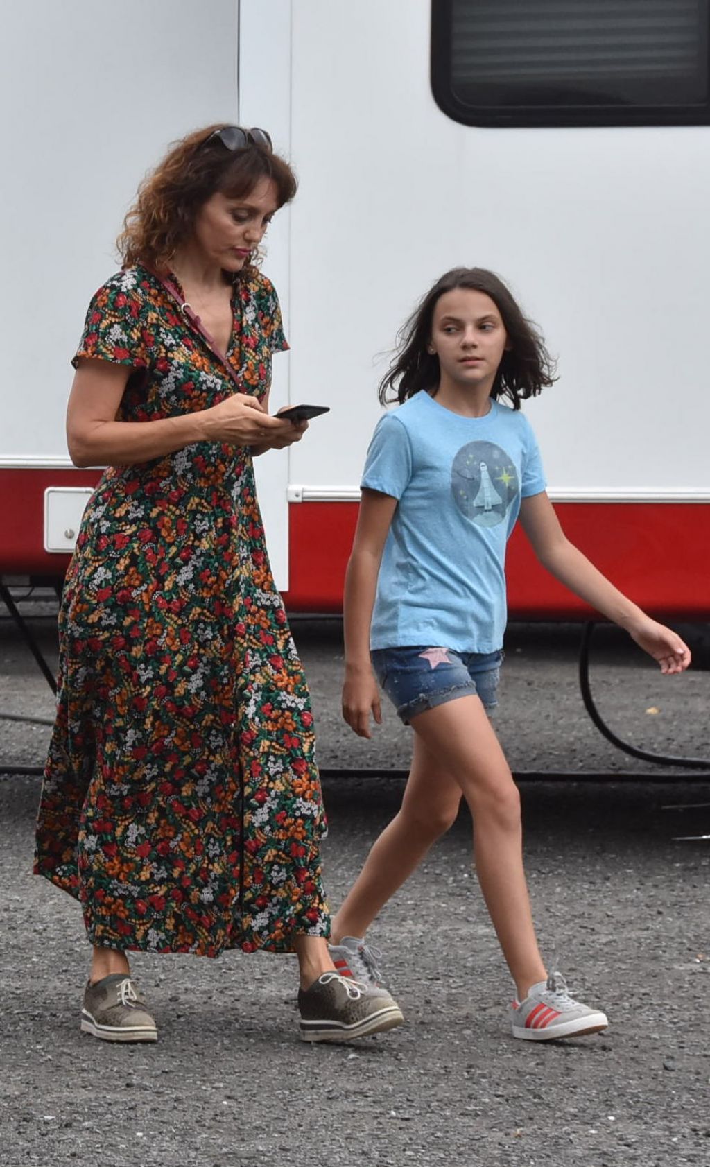 Dafne Keen - On set of "Ana" in Puerto Rico 08/24/2017 • CelebMafia