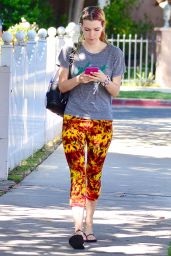 Dani Thorne in Funky Tights - Out in LA 08/30/2017
