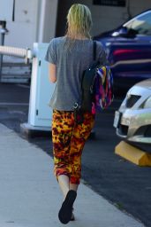 Dani Thorne in Funky Tights - Out in LA 08/30/2017
