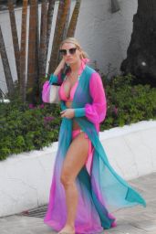 Danielle Armstrong - Relaxing By The Pool in Marbella 08/25/2017