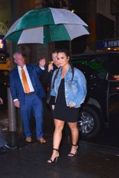 Demi Lovato - Goes to See "Dear Evan Hansen" Musical in NYC 08/19/2017