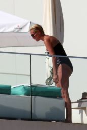 Denise Van Outen at the Max Beach Club in Marbella 08/04/2017