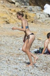 Doutzen Kroes in Bikini at the Beach in Ibiza 08/15/2017