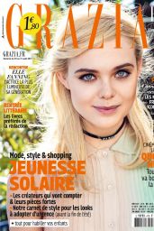 Elle Fanning - Grazia France August 2017 Issue