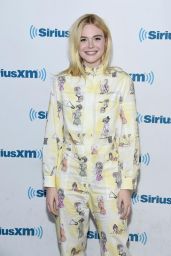 Elle Fanning - Visit SiriusXM in New York City 08/30/2017