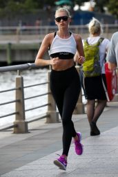 Elsa Hosk - Out for a Jog in NYC 08/03/2017