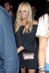 Emma Bunton Going in to Catch Restaurant for Dinner, West Hollywood 08/04/2017