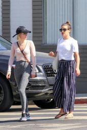 Emma Roberts & Lea Michele - Out in West Hollywood, CA 08/17/2017