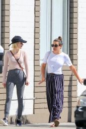 Emma Roberts & Lea Michele - Out in West Hollywood, CA 08/17/2017
