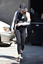 Emma Roberts - Leaving the Gym in LA 08/21/2017