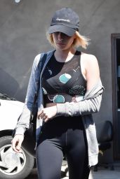 Emma Roberts - Leaving the Gym in LA 08/21/2017