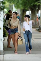 Emma Roberts - Picks Up an Iced Coffee at Juice Press in East Hampton in NY 08/04/2017