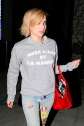 Emma Roberts - Shows Off Her New Haircut in Los Angeles 08/02/2017