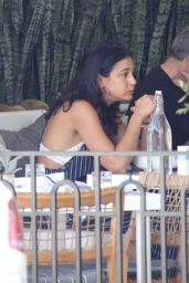 Emmanuelle Chriqui - Having a Meal With a Friend in Beverly Hills 08/01/2017