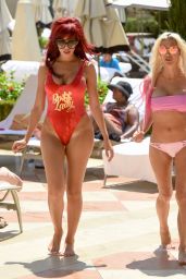 Farrah Abraham and Frenchy Morgan in Bikinis - Las Vegas 08/05/2017