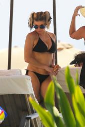 Fergie in a Black Bikini in Hawaii 08/06/2017