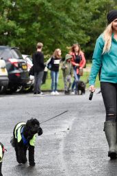 Gemma Atkinson - Charity Dog Walk in Manchester, UK 08/03/2017
