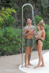 Georgia Harrison in Swimsuit on Holiday in Ibiza