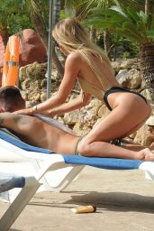 Georgia Harrison in Swimsuit on Holiday in Ibiza
