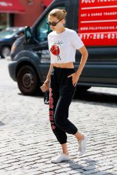 Gigi Hadid Street Style - NYC 08/28/2017