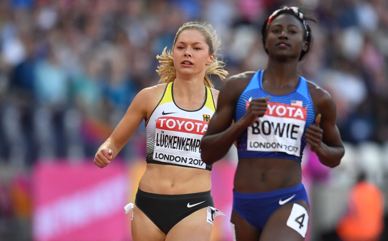 Gina Lückenkemper - Women's 100 m Semi-Final at the IAAF World