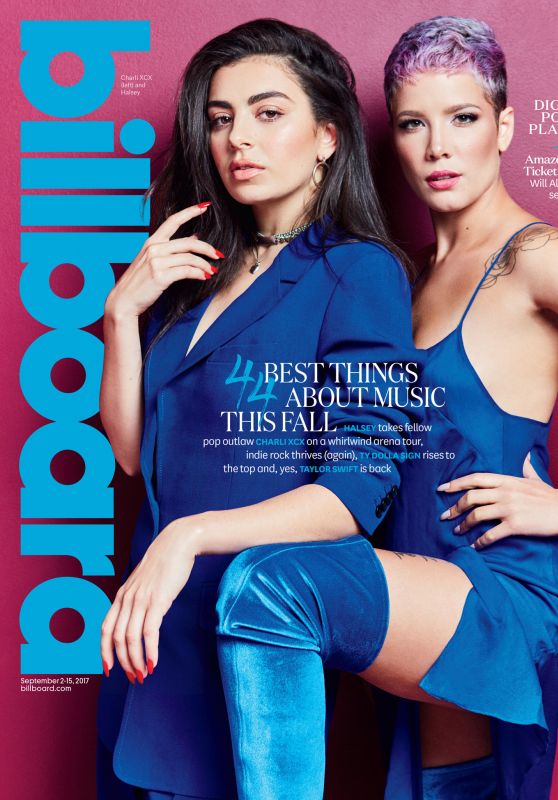 Halsey & Charli XCX - Billboard Magazine September 2017 Cover